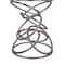 Armen Living Wendy Contemporary Dining Table in Brushed Stainless Steel Finish and Clear Glass top LCWNDIBS - alternate 3